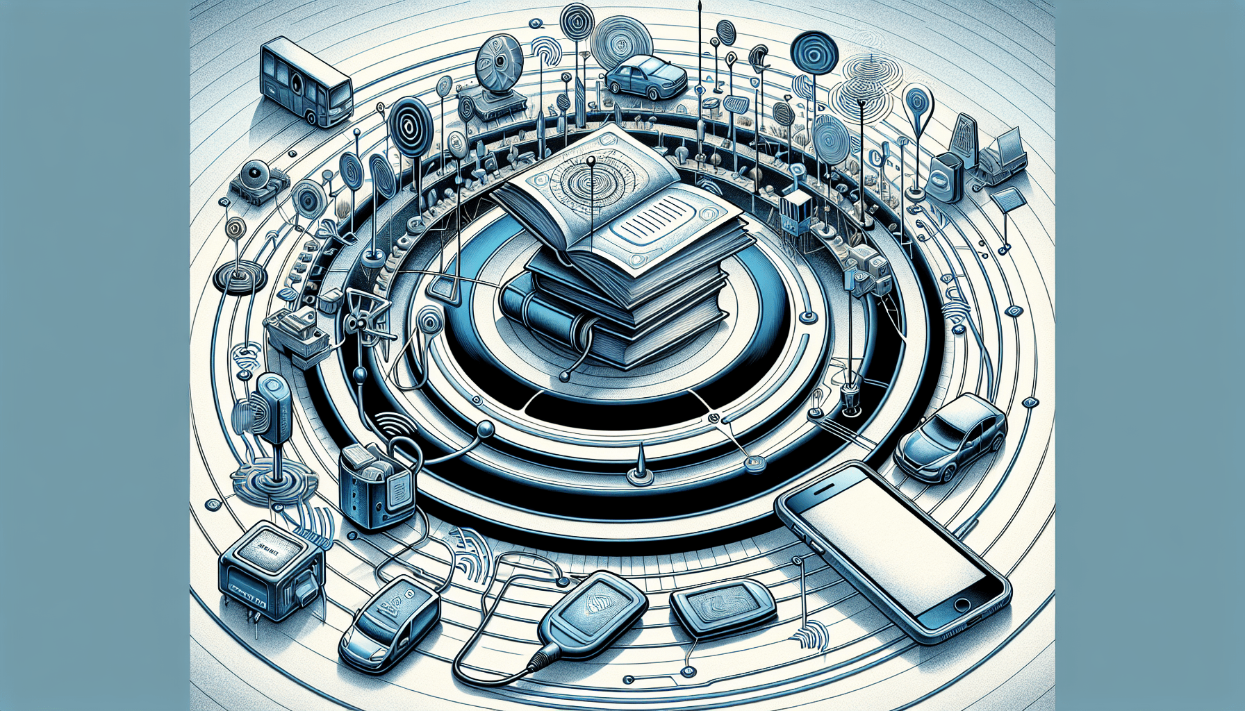 Illustration von RFID-Antennen