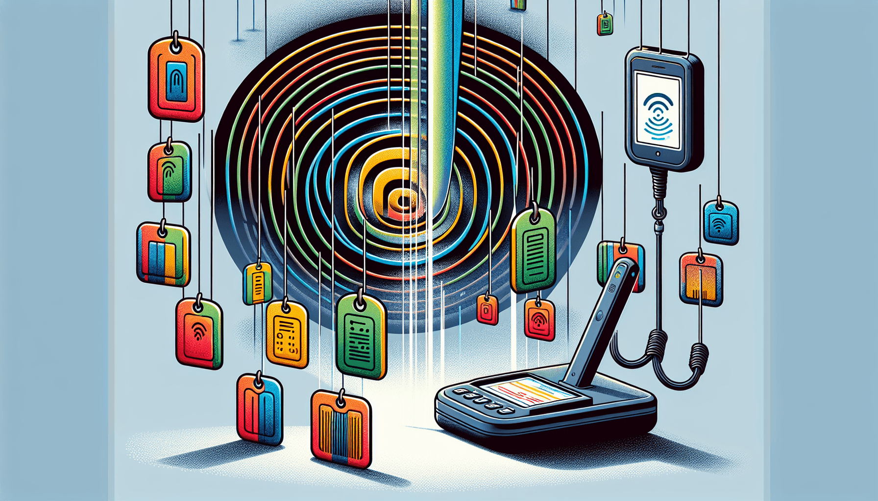 Schema des RFID-Systems